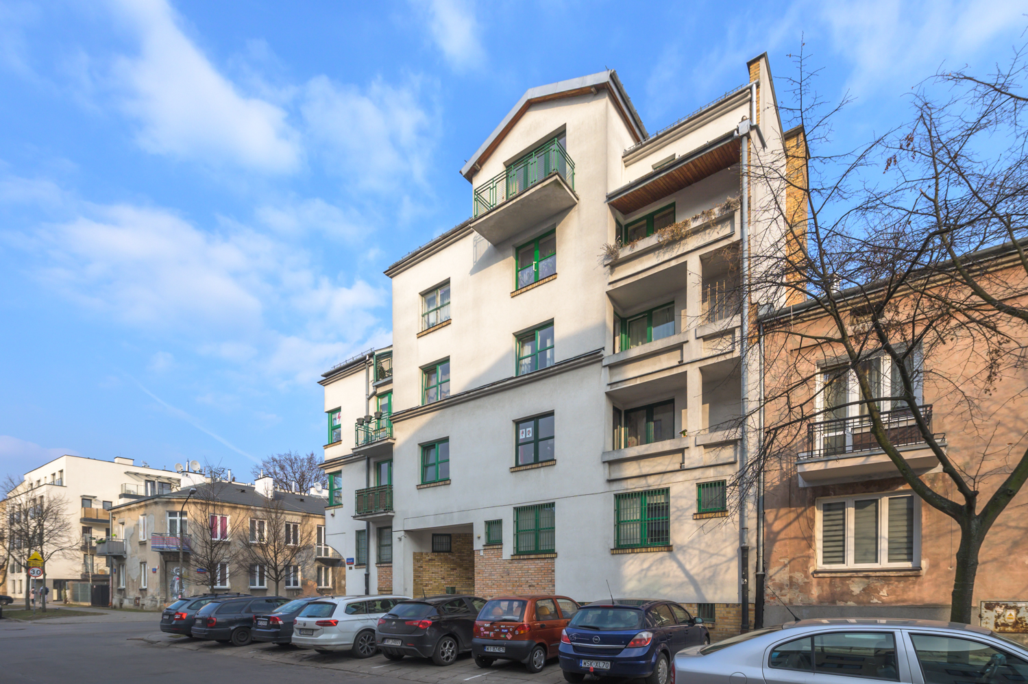 Zdjęcie architektury budynku Budynek mieszkalny